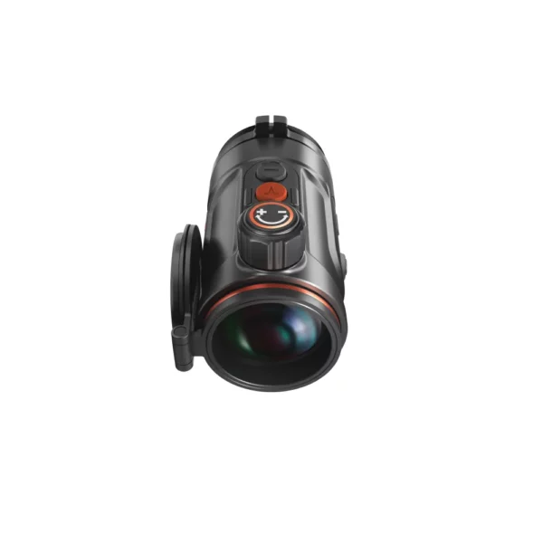 Hunt 335 Pro-Perspektive_frontal-Objektiv-offen