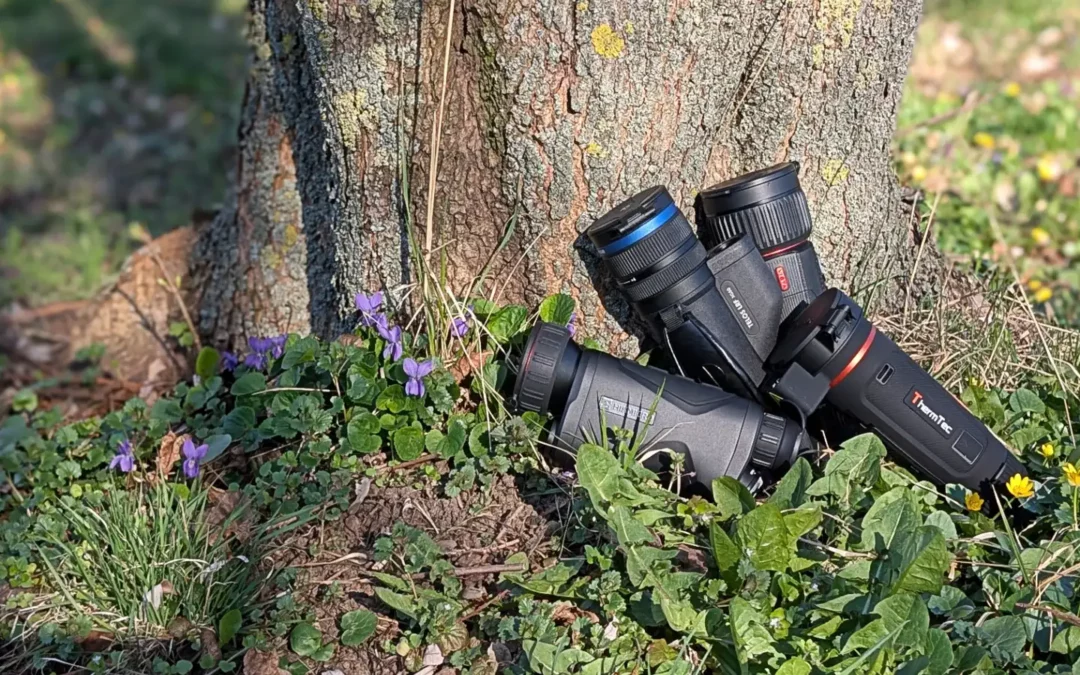 Nocpix Vista H50R, Hikmicro Condor CQ50L, Pulsar Telos LRF XG50 und Thermtec Wild 650L im Vergleich